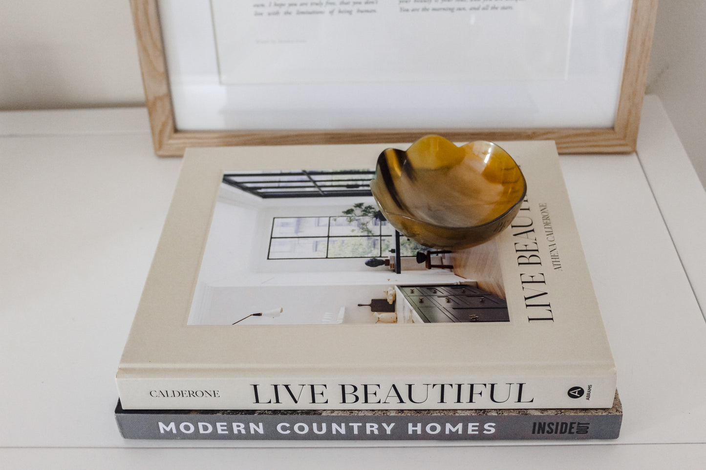 Recycled Horn Decorative Bowl